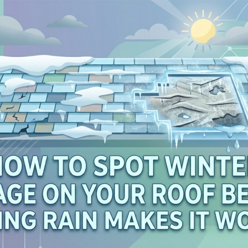 How to Spot Winter Damage on Your Roof Before Spring Rain Makes It Worse