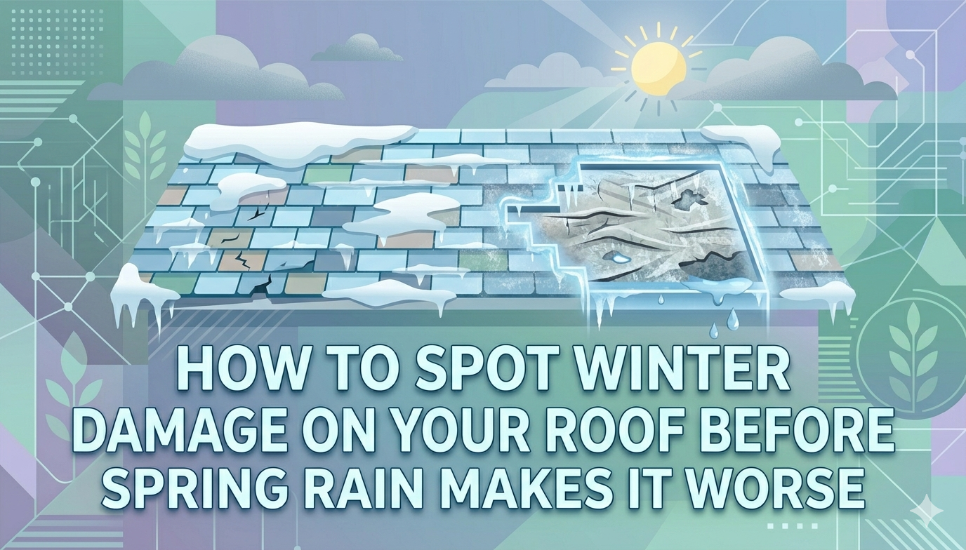 How to Spot Winter Damage on Your Roof Before Spring Rain Makes It Worse